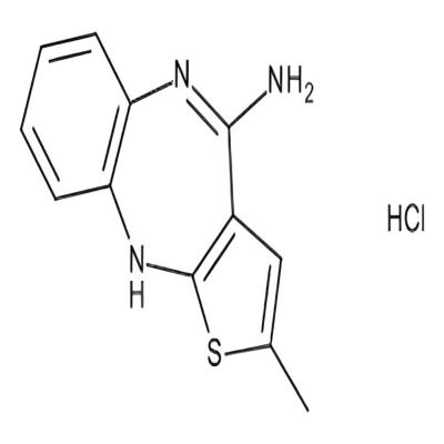 2-methyl-10H-thieno[2,3-b]benzodiazepine-4-amine hydrochloride